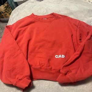 Red Call Her Daddy Crew Neck